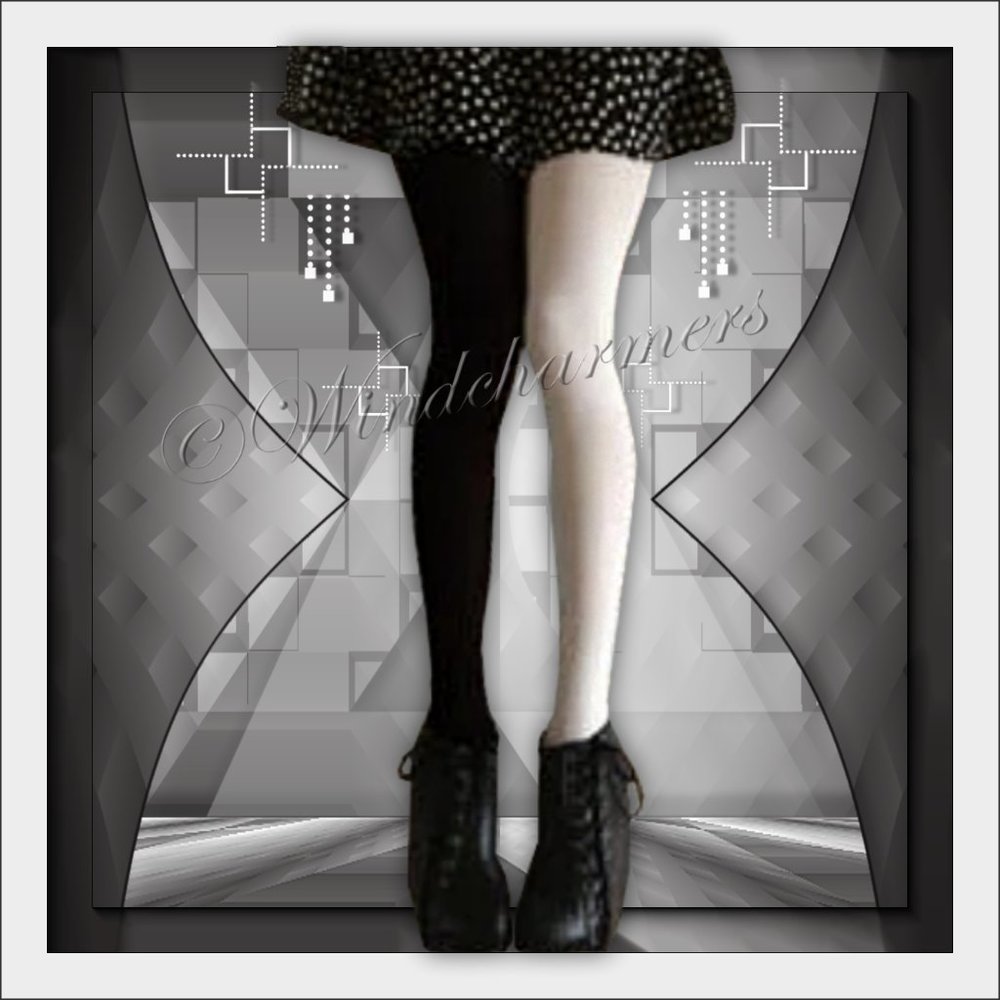 Patchwork Footed Tights Pantyhose Stockings